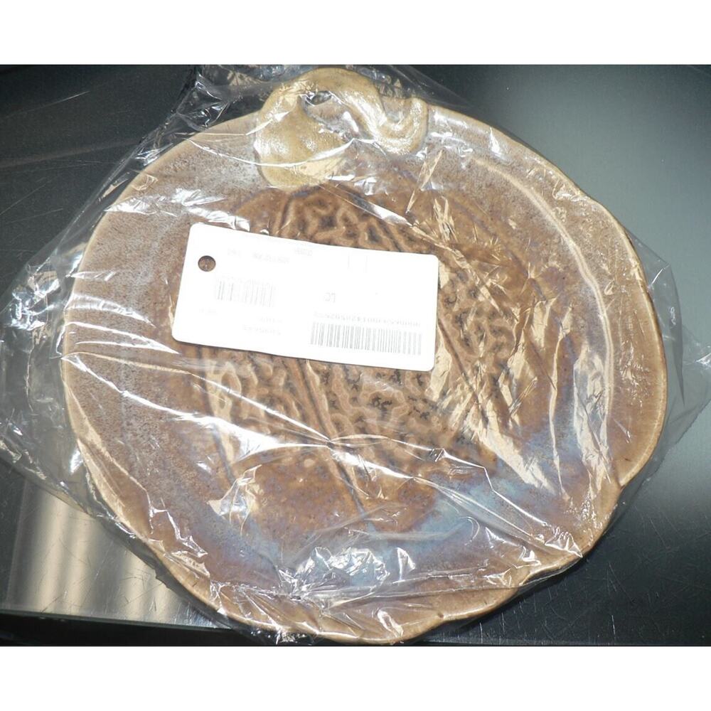 Creative Co-op‎ Pumpkin Stoneware Serving Platter 9" Diameter MSRP $59